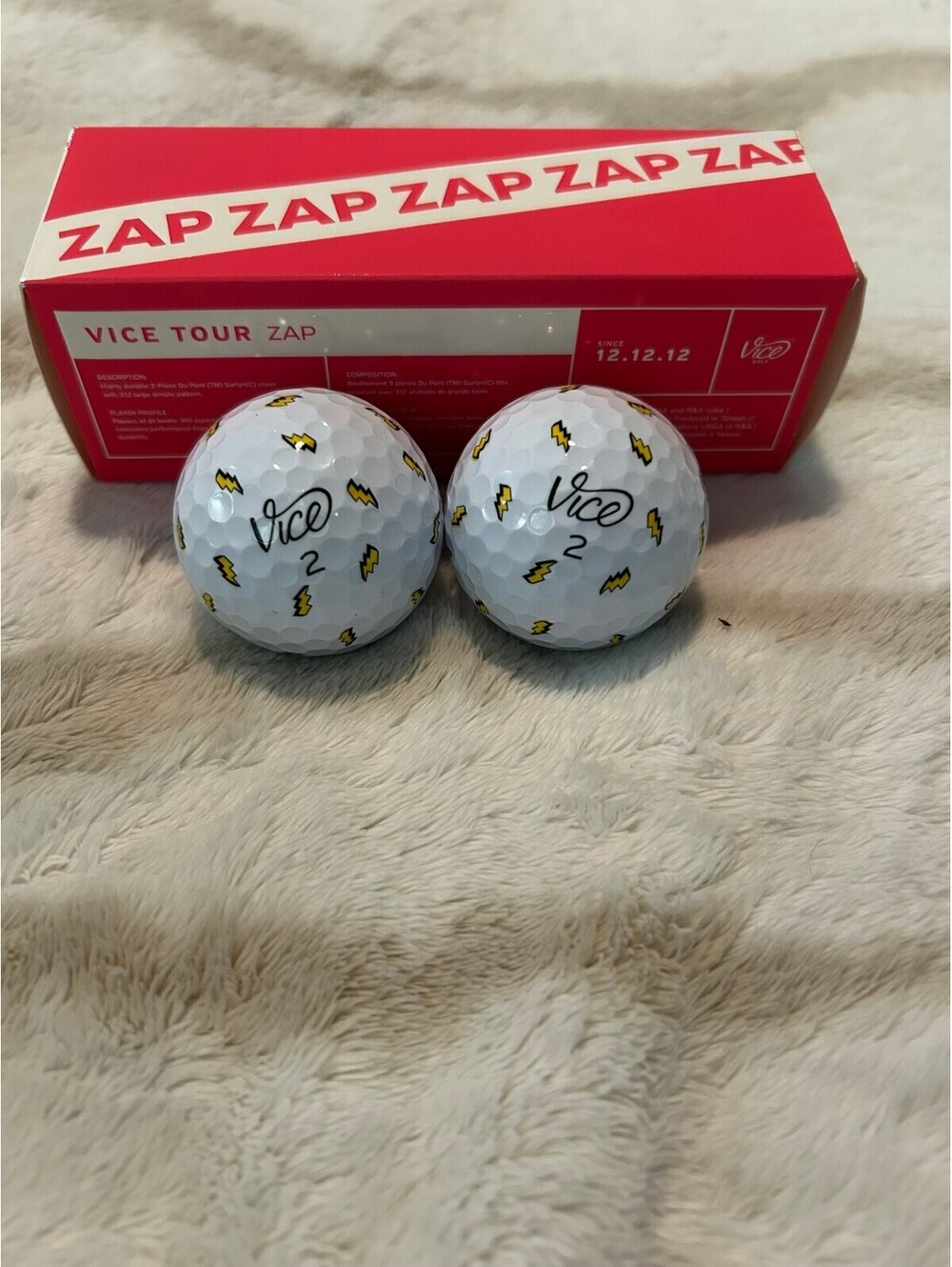 Vice Tour Zap Golf Balls - Price is for 1 ball